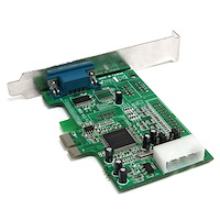 PCI Express RS232 Serial Adapter Card with 16550 UART (Native Chipset)