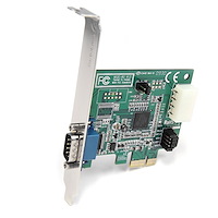 PCI Express RS232 Serial Adapter Card with 16950 UART (Native Chipset)