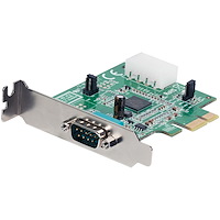 Low Profile PCI Express Serial Card w/ 16950 UART, Native PCIe Chipset