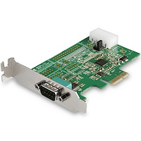 2-Port PCI Express Serial Card - Low Profile PCIe To DB9 RS232 Adapter