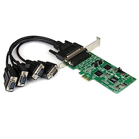 Tarjeta Adaptadora PCI Express PCI-E de 4 Puertos Serial Combo RS232 y RS485 RS 422 DB9