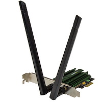 PCI Express AC1200 Dual Band Wireless-AC Network Adapter - PCIe 802.11ac WiFi Card