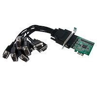 Discontinued and replaced by PEX8S1050 - 4 Port Native PCI Express RS232 Serial Adapter Card with 16950 UART - PCIe RS232 Serial Card