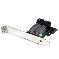 4 Port PCI Express 2.0 SATA III 6Gbps RAID Controller Card with HyperDuo SSD Tiering