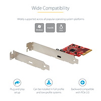 Câble Interne USB 3.2 Gen2x2 Type-E Vers Type-C 20 Gbps - Pour Carte Mère - Longueur 30 Cm - Connexion Haute Vitesse PC