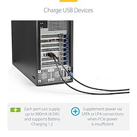 4 Port USB 3.0 PCIe Card w/ 4 Dedicated 5Gbps Channels (USB 3.2