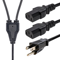 10ft (3M) 16AWG (Power Extension Cord) Power Extension Cable 10 Feet (3  Meters) 3 Conductor (NEMA 5-15P to NEMA 5-15R) 13 Amp Power Cable CNE59175  (3