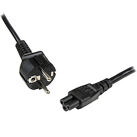 EXTRA LONG Clover Leaf IEC C5 UK Mains Plug Power Cable for Laptop Notebook 5M 