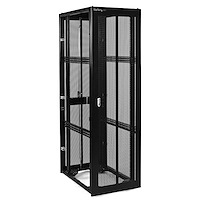 42U 36in Black Server Rack Cabinet w/ Mesh Door - No Side Panels