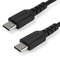 2 m USB-C-kabel -&nbsp;svart&nbsp;