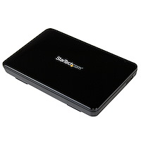 2,5" USB 3.0 Externes SATA III SSD Festplattengehäuse mit UASP Unterstützung - Tragbare/Mobile Externes USB HDD Gehäuse mit Werkzeuglose Installation - Schwarz