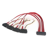 Câble SAS SFF-8087 Vers SFF-8087 1m - Cordon Serial Attached SCSI SAS8787100 Interne