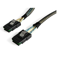 100 cm Serial Attached SCSI SAS-kabel - SFF-8087 till SFF-8087