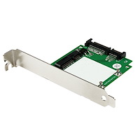 SATA to mSATA SSD Adapter w/ Full and Low Profile Brackets – SATA to Mini SATA Converter Card