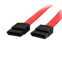Câble SATA de 15 cm - Cordon Serial ATA en rouge