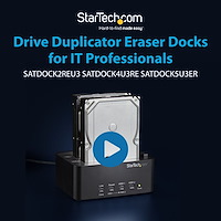 StarTech – Duplicateur et effaceur M.2 NVMe M.2 SATA et M.2, Cloner disque  dur/SSD et essuie-tout pour M.2 PCIe AHCI/NVMe, M.2 SATA-(SM2DUPE11)