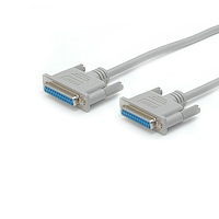 10 ft Straight Through Serial Parallel Cable - DB25 F/F