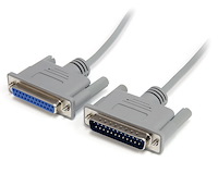 10 ft. Cross Wired Serial/Null Modem Cable DB25 M/F (Special Order)