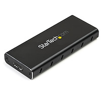 M.2 SSD behuizing voor M.2 SATA SSD - USB 3.1 (10Gbps) met USB-C kabel