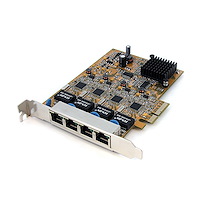 4-Port Gigabit Ethernet Network Card - Network Adapter Cards