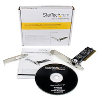 StarTech 1 Port PCI 10/100mbps Ethernet Network Adapter Card ST100S for sale online 