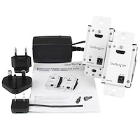 壁面埋め込み型Cat5ケーブル対応HDMIエクステンダー 壁面埋め込み型Cat5ケーブル対応HDMIエクステンダー コンセント