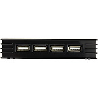 4 Port Compact Black USB 2.0 Hub