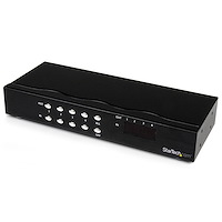 4x4 VGA Video Matrix Switch / Splitter mit Audio mit max. 1920x1440 (Buchse/Buchse)