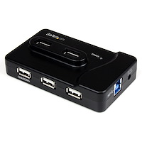 6-poort USB 3.0/2.0 Combo Hub met Oplaadpoort