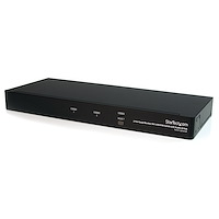 2 Port Dual Link DVI USB KVM Switch mit Audio und Hub für 4 Monitore