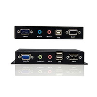 USB VGA KVM Console Extender w/ Serial & Audio Over Cat5 UTP - 1000 ft