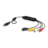 Adaptador Conversor Capturadora de Audio/Vídeo RCA Compuesto S-Video a USB