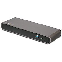 StarTech.com USB3SDOCKHDV - StarTech.com Docking Station USB 3.0 de 2  Monitores para Portátil - HDMI/DVI/VGA - Hub Ladrón 3x USB-A - GbE - Audio  - Replicador de Puertos Universal USB-A - Win/macOS/ChromeOS 