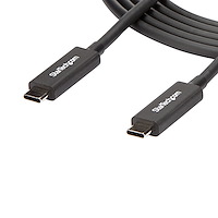 Cable de 2m Thunderbolt 3 USB C (40 Gbps) - Cable Compatible con Thunderbolt y USB