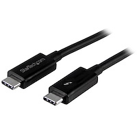 1m Thunderbolt 3 (20Gbps) USB-C kabel - Thunderbolt/USB/DisplayPort compatibel