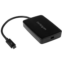 Thunderbolt 3 to Thunderbolt 2 Adapter - TB3 Laptop to TB2 Displays & Devices - Thunderbolt 2 20Gbps or Thunderbolt 1 10Gbps Converter - Thunderbolt 3 Certified- Windows/Mac