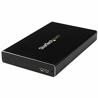 USB 3.0 Universal 2.5in SATA III or IDE Hard Drive Enclosure with UASP - Portable External SSD / HDD