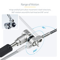 Cavo Di Sicurezza 3-in-1 Per Notebook StarTech.com - 2m, Chiave Master, Compatibile Con Noble Wedge/K-Slot/Nano - Foto 8