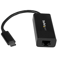 USB C till Gigabit Ethernet-adapter - Svart - USB 3.1 till RJ45 LAN-nätverksadapter - USB Type C till Ethernet - Begränsat lager, se liknande artikel S1GC301AUW