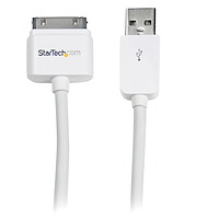 3m (10 ft) Long Apple 30-pin Dock Connector to USB Cable for iPhone / iPod / iPad with Stepped Connector