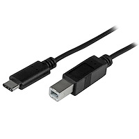 USB-C naar USB-B kabel - 1m - USB 2.0