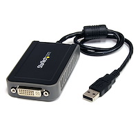 USB till DVI extern videoadapter för dubbla eller flera skärmar