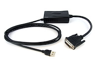 Adaptador de Vídeo Externo Conversor USB a DVI - Tarjeta Gráfica Externa Cable - 1920x1200