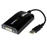 USB 2.0 - DVIディスプレイ変換アダプタ　1920x1200対応　USB 2.0 A（オス） - DVI-I（メス）
