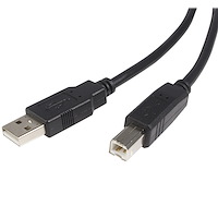 Cable USB 2.0 A vers B de 30 cm - M / M
