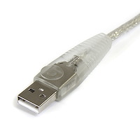10 ft Transparent USB 2.0 Cable - A to B