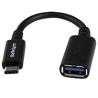USB-C to USB-A Adapter Cable - M/F - 6in - USB 3.0 - USB-IF Certified