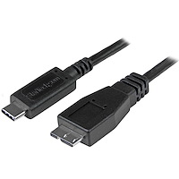 USB-C naar Micro-B kabel - M/M - 0,5 m - USB 3.1 (10Gbps)