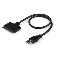 Cable SATA a USB - Adaptador de Disco Rígido USB 3.0 a SATA III de 2,5" - Conversor Externo para Disco Duro o SSD para Transferencia de Datos