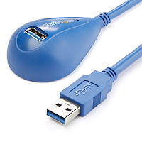 1,5m USB 3.0 SuperSpeed Verlängerungskabel - Stecker/Buchse - Blau